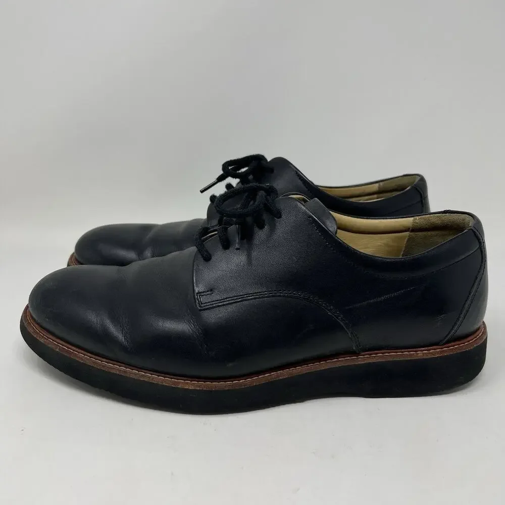 Samuel Hubbard Rainy Day Founder Oxford Black Leather‎ Dress Shoes Men’s Size 10